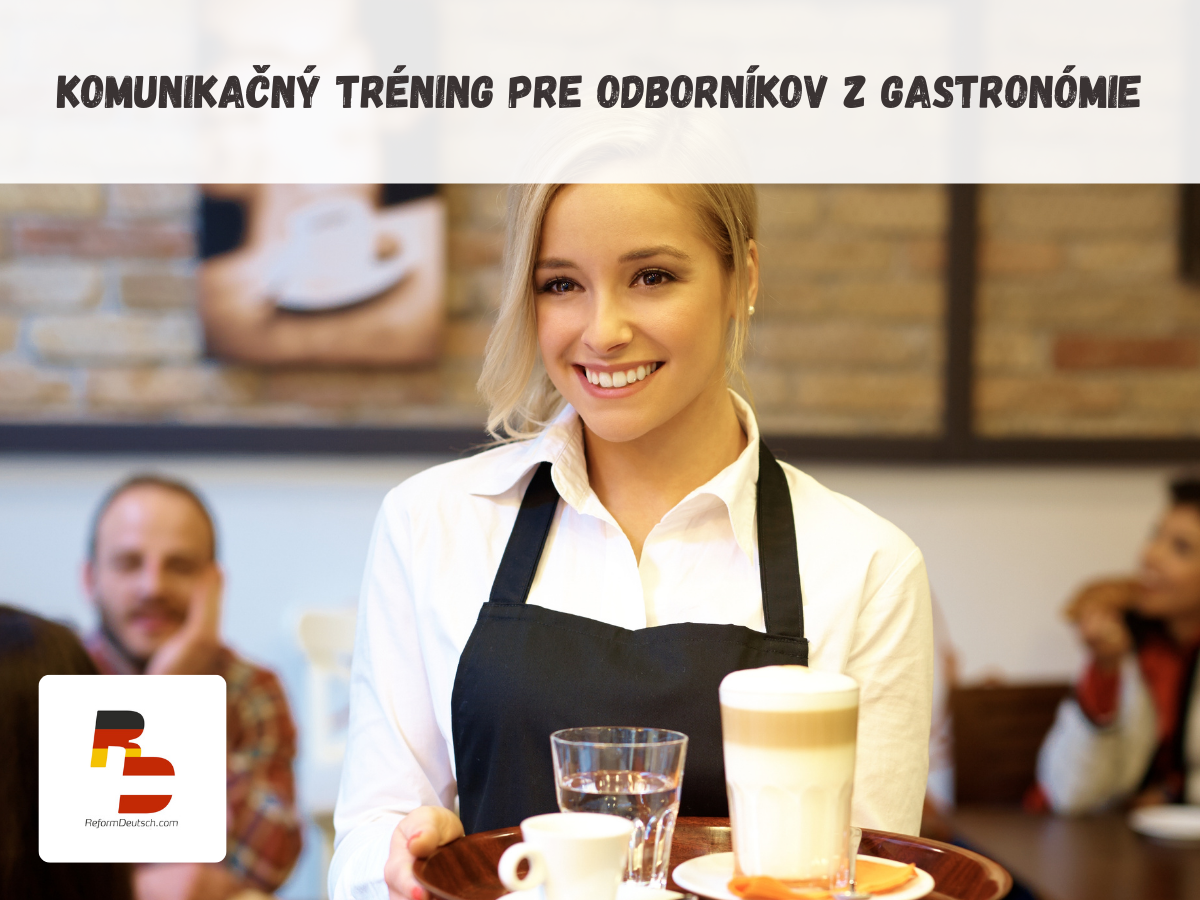 nemčina pre gastro čašníčky čašníkov